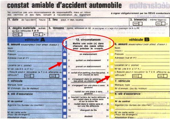SAVEZ VOUS REMPLIR UN CONSTAT AMIABLE ? SAVEZ VOUS REMPLIR UN CONSTAT AMIABLE ?